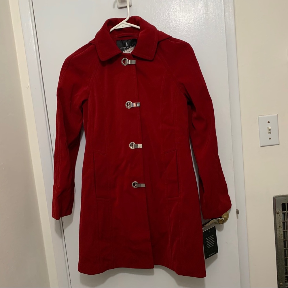 Red Rain Coat